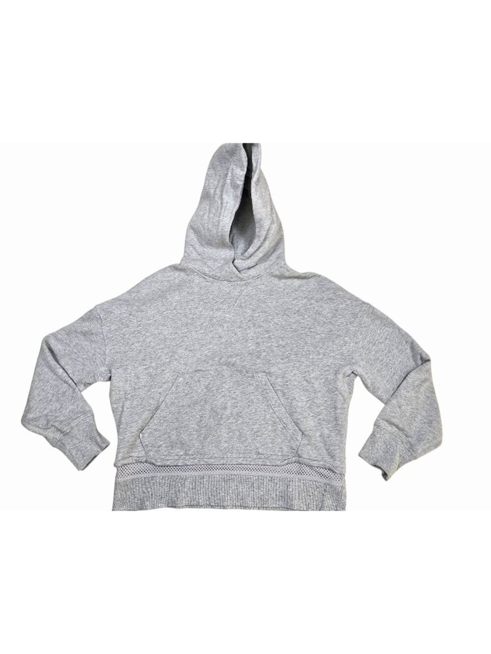 Lululemon Womens 8 Scuba Heathered Gray Vapor Hoodie Sweatshirt Pullover